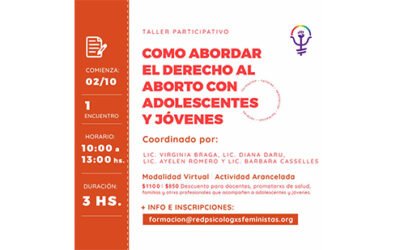 Cómo abordar el derecho al aborto con adolescentes y jóvenes