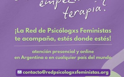 ¿Buscás terapeuta con perspectiva de Género?
